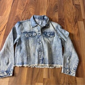 Vervet Rhinestone Denim Jacket Jean jacket
